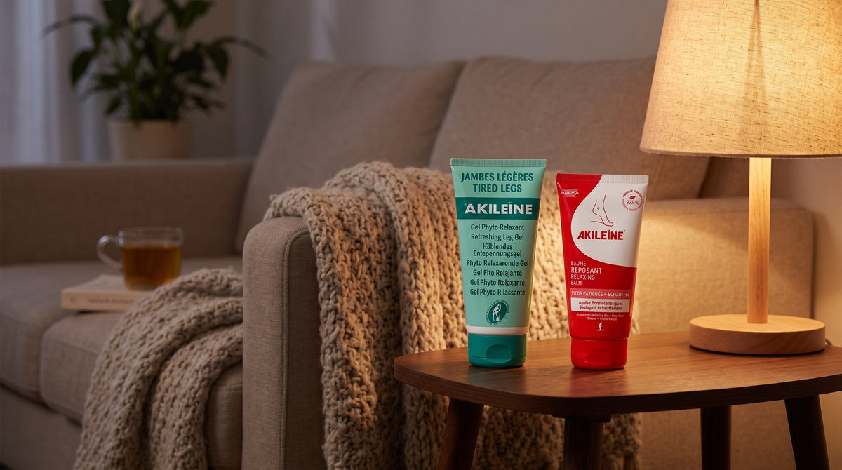 Pieds fatigués et jambes lourdes — Gel Phyto-Relaxant et Baume Reposant