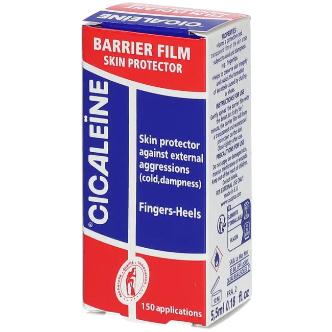Bottle of Akileine Cicaleïne Insulating Film 5.5 ml with applicator brush, 150 applications