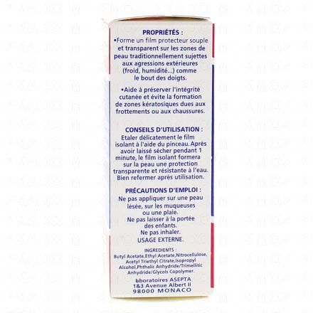 Bottle of Akileine Cicaleïne Insulating Film 5.5 ml with applicator brush, 150 applications