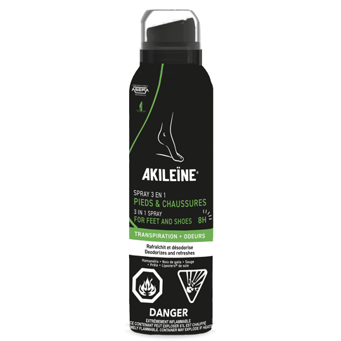 AKILEINE Black Spray 3-in-1, 150 ml black aerosol