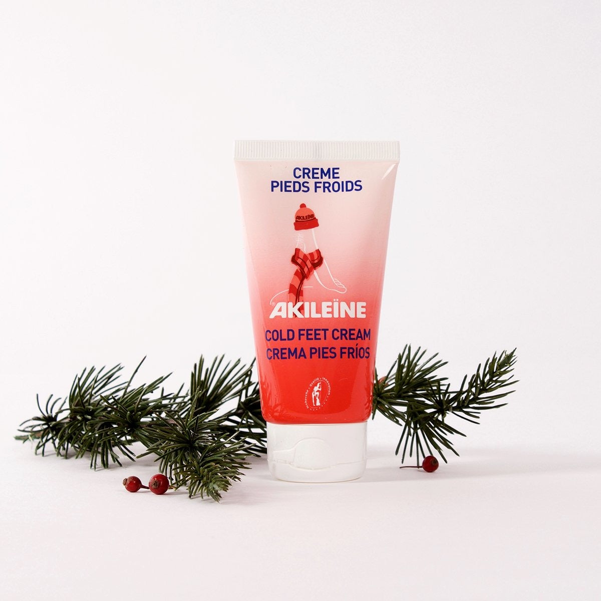Tube of AKILEINE Cold Feet Cream 75 ml