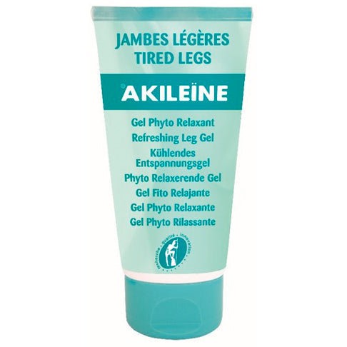 Tube of AKILEINE Refreshing Leg Gel for tired legs 150 ml