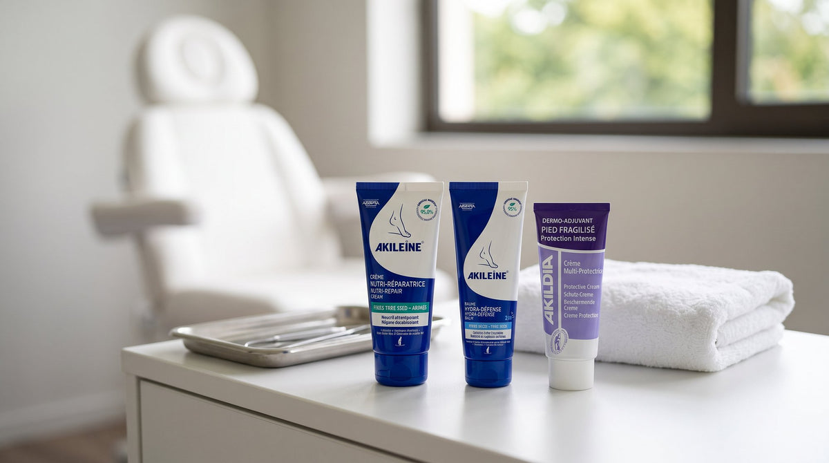 Akileine en cabinet de soins des pieds