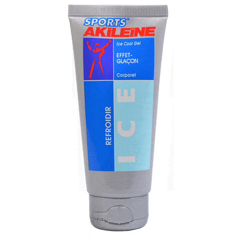 Tube of SPORTS AKILEINE ICE Cool Gel 75 ml